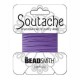 Beadsmith polyester soutache koord 3mm - Lavender